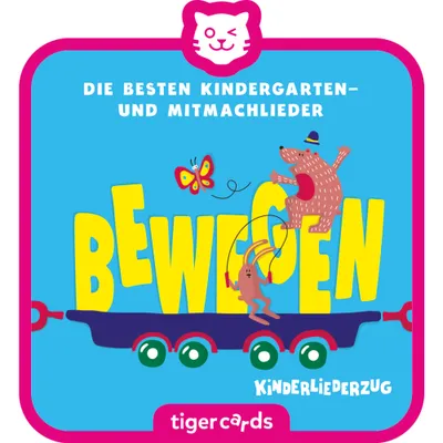 Obrázok produktu pre tigercard - Kinderliederzug - Epizóda 2: Najlepšie pesničky do škôlky a do školy - Bewegen