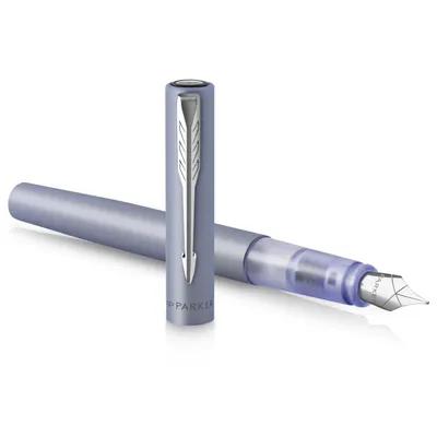 Produktbild von Parker Vector XL Metallic Silver Blue C.C. Füllfederhalter M