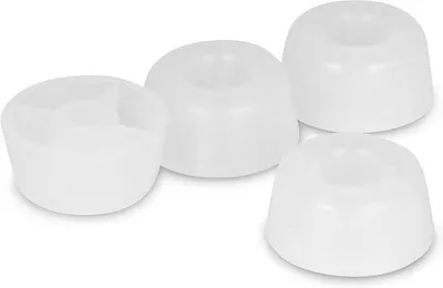 Productafbeelding van Geluidsdempers voor apparaten - Antivibratiematten voor meubels - Geluidsisolatie - Lichtstekkers - 20 mm x 10 mm - Glashelder transparant