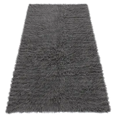 Zdjęcie produktu dla FLOKATI WEŁNIANE - Narzuta, Pled szare szary 160x230 cm