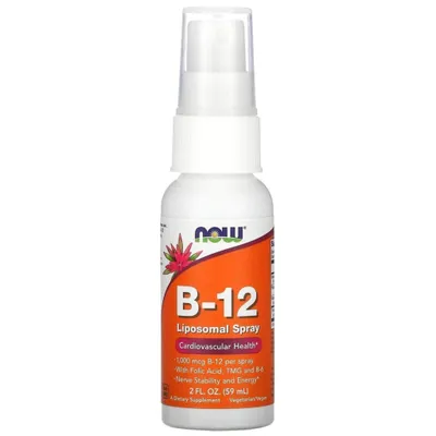 Produktbild von NOW Foods Nahrungsergänzungsmittel B12 Liposomal Spray, BI6134