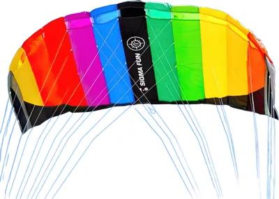 Image de Cerf-volant Elliot Sigma Fun1.6 165x54cm loop rainbow