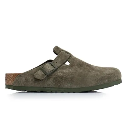 Produktbild von Birkenstock Boston Faded Thyme Normales Fußbett - Slipper - 1024721