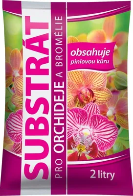 Obrázek produktu pro Substrát Forestina Standard - Orchideje a bromélie 2 l