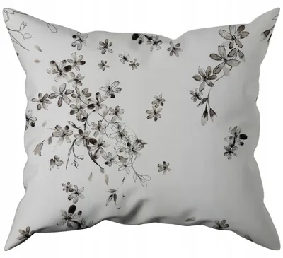 Produktbild von Nyks Baumwoll-Kissenbezug 60x70 Blumenmuster Reißverschluss