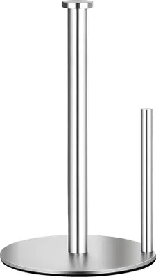 Produktbild von Famanu Küchenrollenhalter aus Edelstahl - für Standard- und große Rollen, silber