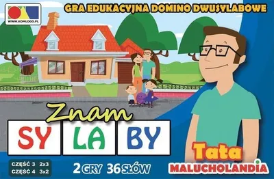 Productafbeelding van Komlogo Gra domino Znam Sylaby - Część 3 i 4