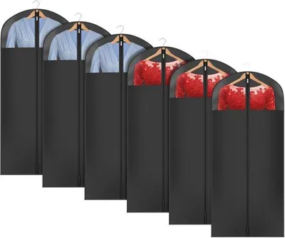 Image de Housse de voyage 137 cm, sac de rangement, tissu Oxford, lot de 6, modèle long