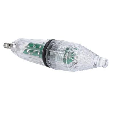 Imagen del producto de Luz LED para señuelos de calamar, lámpara para la pesca de calamares, luz para anzuelos tipo paraguas para calamares, señuelo de fibra óptica para la pesca, luz que atrae a los peces, accesorio para la pesca