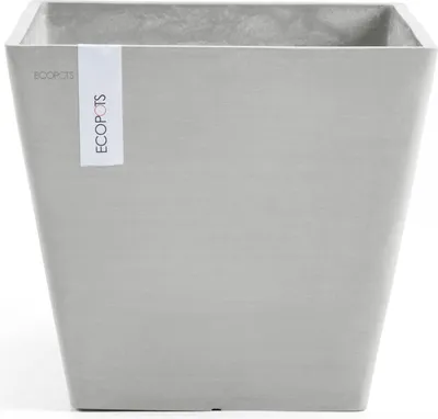 Produktbild von Ecopots Rotterdam 40 Blumentopf - L 40,1 cm x B 40,1 cm x H 35,5 cm - Innen- und Außenbereich