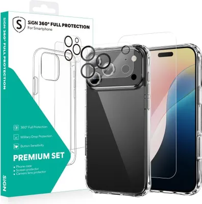 Produktbild von SiGN 360 Komplettschutzpaket für iPhone 17 Pro