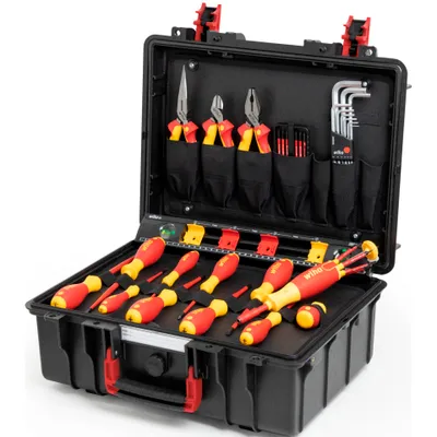 Produktbild von Wiha 9300-70402 Tool Case Basic Set L electric 39-pcs.