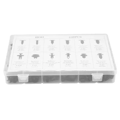 Image de Supports de carrosserie, Supports de type poussoir, Garniture de goupille poussoir, Garniture de rivet, Pince fixe de pare-chocs, Clip de fixation de pare-chocs