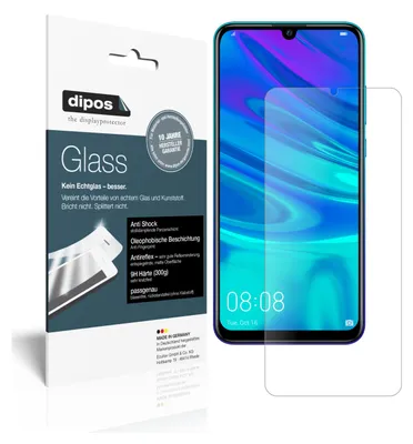 Produktbild von 2x Schutzfolie für Huawei P Smart (2019) matt - Anti-Shock 9H Folie dipos Glass