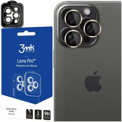 Immagine prodotto di Apple Iphone 15 Pro - Protezione lente 3Mk Pro Oro Scuro