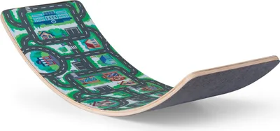 Obrázek produktu pro BoarderKING Balance Board Kids, balanční deska pro děti, protiskluzový povrch, plstěný potah, od 3 let