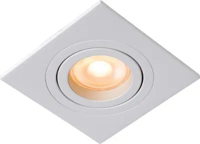 Produktbild von Bodeneinbaustrahler Aluminium GU10 9 cm breit Weiß eckig Modern Einbauleuchte Boden