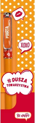 Produktbild von Pop-Art-Kugelschreiber – Marta – Be-Happy Gifts