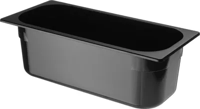 Immagine prodotto di HENDI Eiscreme-Behälter Polycarbonat, 5L, Schwarz, 360x165x(H)120mm