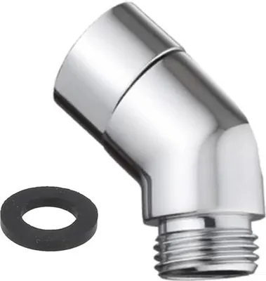 Obrázek produktu pro Masivní mosazný sprchový nástavec - G1/2" vhodný pro sprchovou hlavici - chrom stříbrný