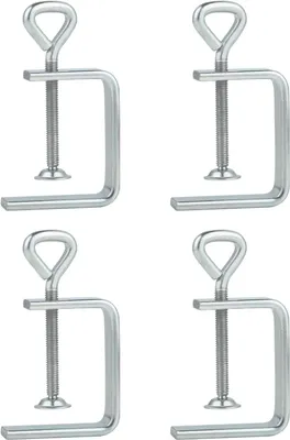 Productafbeelding van C-vormige klemmen, 4 stuks, maximale klembreedte 48 mm, geschikt voor houtbewerking