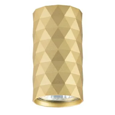 Produktbild von MasterLED Deckenleuchte Aufbaustrahler GU10 Glamour rund gold Aluminium IP20