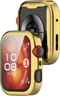 Produktbild von Schutzhülle für Huawei Watch Fit 4 Pro, Bizon Case Watch Felipe, Golden