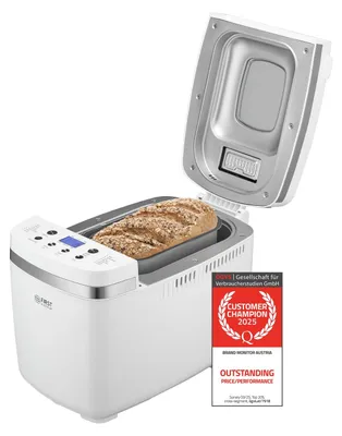 Broodmachine 850W, 900–1350g, 14 Programme, Timer