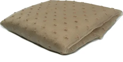 Obrázek produktu pro Organzová tkanina s vyšívanými puntíky, béžová, 50 x 150 cm