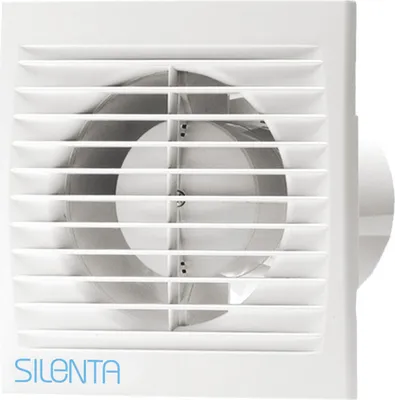 Zdjęcie produktu dla Wentylator osiowy 100mm z timerem higrostatem cichy biały 100SILENTA-STHL