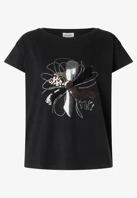 Produktbild von More & More Shirt with Decorative Placement Pr black black 38