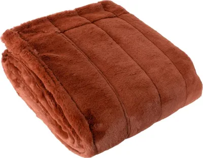 Produktbild von Riva Home Empress Kunstfell Decke RV1028 (130cm x 180cm) (Rostfarben)