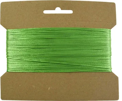 Produktbild von 25m Satinschnur Flechtschnur Satinkordel Kumihimo, 1 o. 2mm Durchmesser Farbwahl
