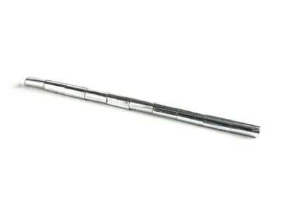 Produktbild von Metallic Streamer 10mx5cm, silber, 10x