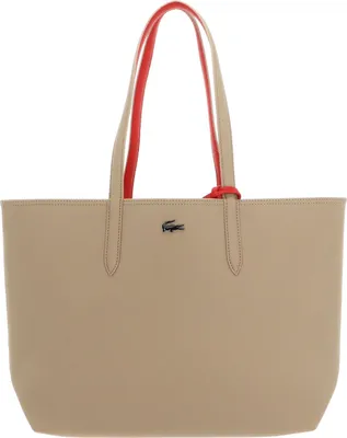 Image de LACOSTE sac à épaule sac shopper Anna Shopping Bag Viennois Grenadine marron clair