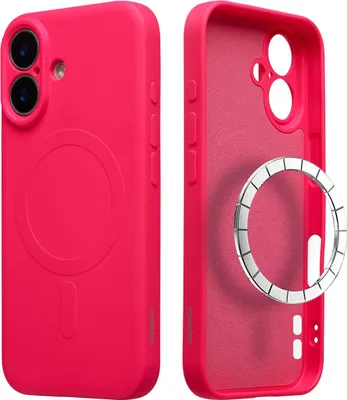 Produktbild von imoshion Color Back Cover mit MagSafe iPhone 16 - Neon Pink