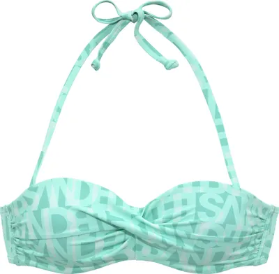Produktbild von Elbsand Bügel-Bandeau-Bikini-Top Letra mint Größe 42 Cup D