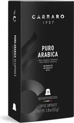 Obrázek produktu pro Kávové kapsle "Puro Arabica", kompatibilní s Nespresso, 10 ks, CARRARO CAR040