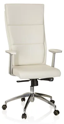 Obrázok produktu pre hjh OFFICE manažérske kreslo MONZA 20 Ergonomické kancelárske kreslo s podrúčkami Kožené otočné kreslo do kancelárie, domácnosti