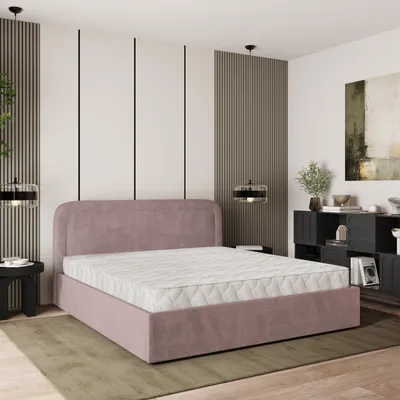 Produktbild von Masseno Polsterbett BENIRA 180x200 cm, Polsterbett mit Bettkästen -Rosa, KRONOS 27