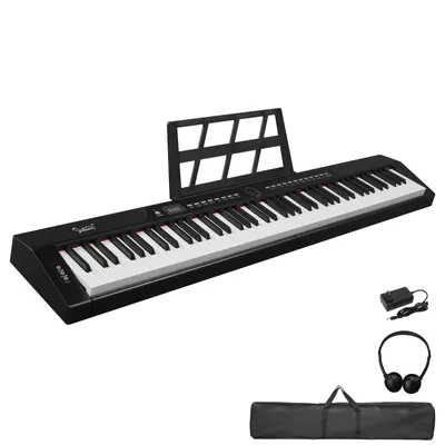 Zdjęcie produktu dla FCH – cyfrowy keyboard z 88 klawiszami, przenośny instrument muzyczny, MIDI i Bluetooth, dla dzieci i początkujących, w zestawie z torbą transportową