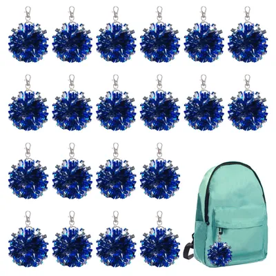 Obrázok produktu pre 20 kusov príveskov na kľúčenky s pom-pomy pre cheerleaderky