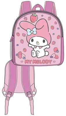 Imagen del producto de Mochila 3D de Hello Kitty y My Melody, 30 cm