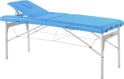 Produktbild von Behandlungsliege, Massageliege, Liege klappbar, mobil, Höhe 68-84 cm, Farbe:57 java