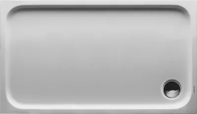 Produktbild von Duravit Rechteck-Duschwanne D-Code 120x70x8,5cm, Antislip, weiß