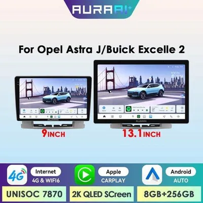 Productafbeelding van Autoradio Android Auto 13.1inch - CarPlay GPS Bluetooth DSP - RDS SWC - Voor Opel Astra J Buick Excelle