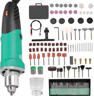 Image de Outil multifonction pour carrelage et joints - Ponceuse/polisseuse - 500 W - 7 vitesses - Angle de 90° - Prise européenne - Or