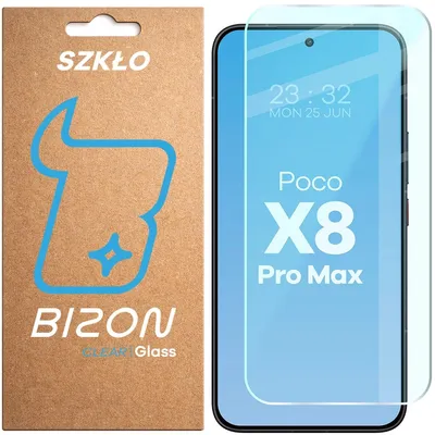 Produktbild von Gehärtetes Glas für Xiaomi POCO X8 Pro, Bizon Glass Clear