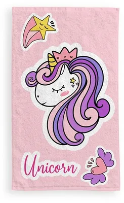 Produktbild von Handtuch, Kinderhandtuch, 100 % Baumwolle 30x50 Kids 13 Einhorn