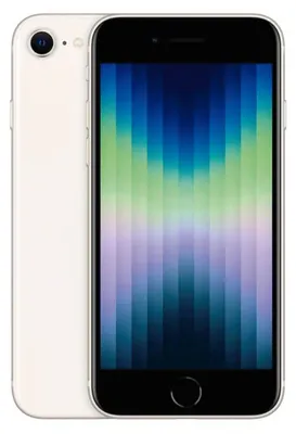 Produktbild von Apple iPhone SE, 11,9 cm (4.7"), 1334 x 750 Pixel, 64 GB, 12 MP, iOS 15, Weiß
